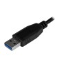 StarTech.com ST4300MINU3B hub de interface USB 3.2 Gen 1 (3.1 Gen 1) Type-A 5000 Mbit s Preto