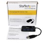 StarTech.com ST4300MINU3B hub de interface USB 3.2 Gen 1 (3.1 Gen 1) Type-A 5000 Mbit s Preto