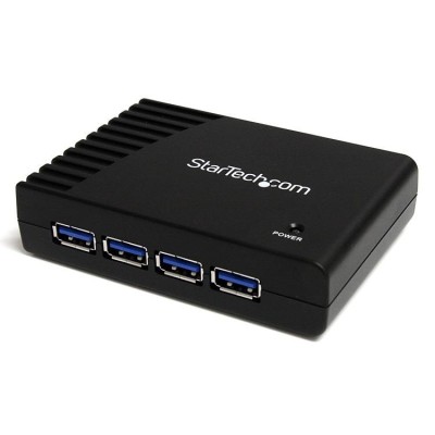 StarTech.com Hub Preto de 4 Portas SuperSpeed USB 3.0