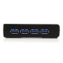 StarTech.com Hub Preto de 4 Portas SuperSpeed USB 3.0