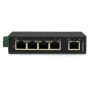 StarTech.com IES5102 switch de rede Não-gerido Fast Ethernet (10 100) Preto