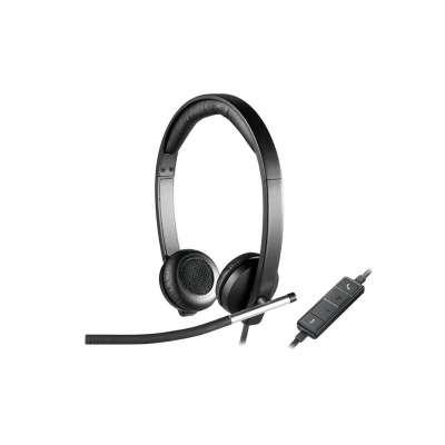 Auscultadores Logitech H650e com Microfone Usb Preto