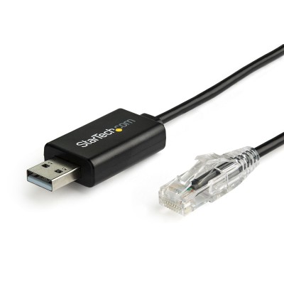 StarTech.com ICUSBROLLOVR adaptador para cabos RJ-45 USB 2.0 Type-A Preto