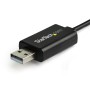 StarTech.com ICUSBROLLOVR adaptador para cabos RJ-45 USB 2.0 Type-A Preto