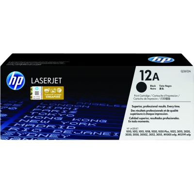 HP Toner LaserJet Original 12A Preto