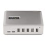 StarTech.com 10G5A2CS-USB-C-HUB hub de interface USB 3.2 Gen 2 (3.1 Gen 2) Type-C 10000 Mbit s Prateado