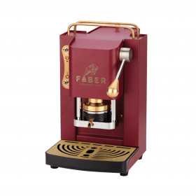 Máquina de café Mini Deluxe vermelho cereja - dourado
