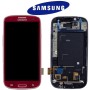 LCD + TOUCH SCREEN ORIGINAL (SVC/RW)   I9300 RED GH9713630C