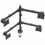 StarTech.com ARMQUAD montagem e suporte para monitores 68,6 cm (27") Secretária Preto