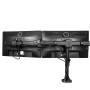 StarTech.com ARMTRIO montagem e suporte para monitores 61 cm (24") Secretária Preto