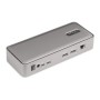 StarTech.com 129UE-USBC-KVM-DOCK chaveador KVM Prateado