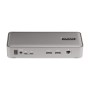 StarTech.com 129UE-USBC-KVM-DOCK chaveador KVM Prateado