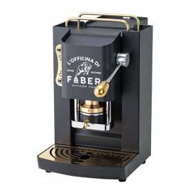 Máquina de café Pro Deluxe preto fosco - Dourado