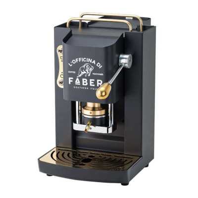 Máquina de café Pro Deluxe preto fosco - Dourado