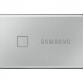 Disco Externo SSD Samsung Portable T7 Touch 500Gb USB 3.2  Prateado