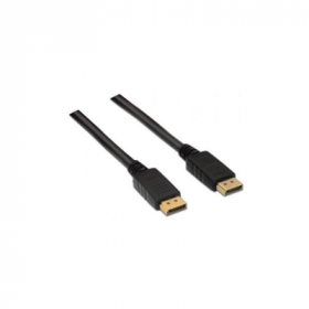 Cabo  Displayport Macho para Displayport Macho Aisens  2m  Preto