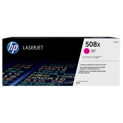 HP Toner LaserJet original 508X magenta de elevado rendimento