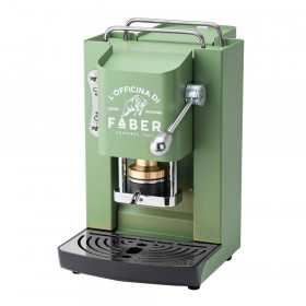 Máquina de café Pro Deluxe verde acido - prateado
