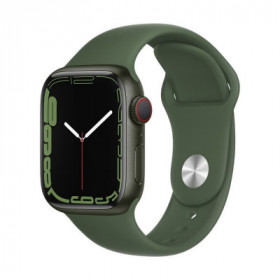 Apple Watch Series 7  Gps  Celular  41 mm  Caixa de AlumÃ­nio em Verde  Correia desportiva Verde Trebol