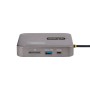 StarTech.com 102B-USBC-MULTIPORT base & duplicador de portas Com fios USB 3.2 Gen 2 (3.1 Gen 2) Type-C Cinzento