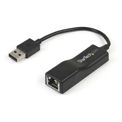 StarTech.com Dongle adaptador de rede USB 2.0 para Ethernet 10 100 Mbps