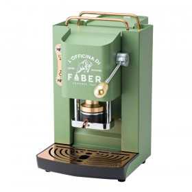 Máquina de café Pro Deluxe verde acído- dourado