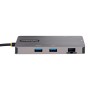 StarTech.com 120B-USBC-MULTIPORT base & duplicador de portas Com fios USB 3.2 Gen 1 (3.1 Gen 1) Type-C Cinzento