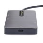 StarTech.com 120B-USBC-MULTIPORT base & duplicador de portas Com fios USB 3.2 Gen 1 (3.1 Gen 1) Type-C Cinzento