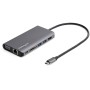 StarTech.com DKT30CHVAUSP base & duplicador de portas Com fios USB 3.2 Gen 1 (3.1 Gen 1) Type-C Preto, Cinzento