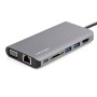 StarTech.com DKT30CHVAUSP base & duplicador de portas Com fios USB 3.2 Gen 1 (3.1 Gen 1) Type-C Preto, Cinzento