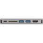 StarTech.com DKT30CHVAUSP base & duplicador de portas Com fios USB 3.2 Gen 1 (3.1 Gen 1) Type-C Preto, Cinzento