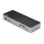 StarTech.com DK30C2DPPDUE base & duplicador de portas Com fios USB 3.2 Gen 1 (3.1 Gen 1) Type-C Preto, Cinzento