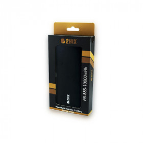 Powerbank 2Hix Pb-885 10000Mah 3*Usb Preto C/Led