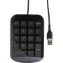 Targus Numeric Keypad teclado Preto, Cinzento