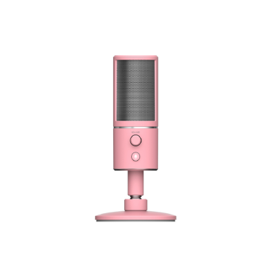 Microfone Gaming Razer Seiren X Quartz Rosa