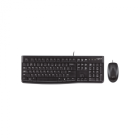 Conjunto Logitech MK120 USB Teclado + Rato 1000dpi 3 Botões Português