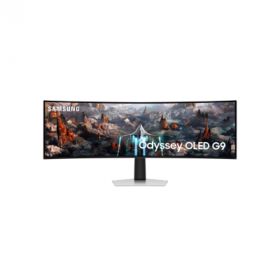 Monitor Gaming Ultrapanorámico Curvo Samsung Odyssey OLED G9 S49CG934SU 49″ Dual QHD 0.03ms 240Hz Multimédia Prateado