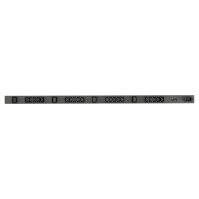 Vertiv Geist rPDU, basic, 0U, input C20 230V 16A, outputs (20)C13 | (4)C19 PDU 24 tomada(s) CA Preto