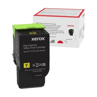 Xerox Cartucho de toner de alta capacidade C310 C315 Amarelo (5 500 páginas)