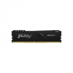 Memória Dimm DDR4 16GB Kingston Fury Beast Black 2666MHz CL16