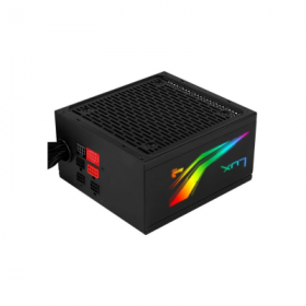 Fonte Alimentação Aerocool LUX RGB 850M   850W   Ventoinha 12cm  80 Plus Bronze