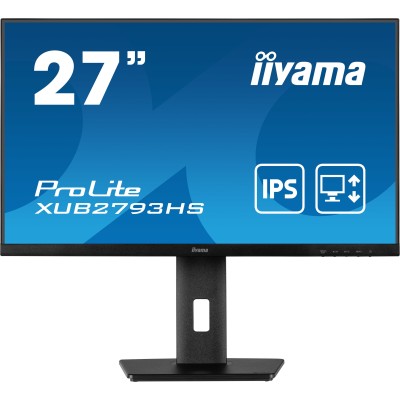 iiyama ProLite XUB2793HS-B7 monitor de ecrã 68,6 cm (27") 1920 x 1080 pixels Full HD LED Preto