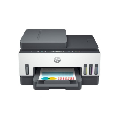 Impressora Multifunções Jacto de Tinta Recarregável HP Smart Tank 7305 WiFi Duplex Branco