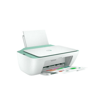Multifunções Jacto Tinta HP Deskjet 2722e WiFi Fax Movel Branco e Verde