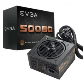 Fonte AlimentaÃ§Ã£o EVGA 500 BQ  500W  Ventoinha 12cm  80 Plus Bronze
