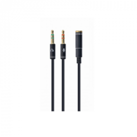 Adaptador Jack 3.5mm 4-Pin para 2x3.5mm Femea ( Audio e Micro )