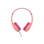 Belkin SoundForm Mini - Auscultadores supra-aurais com microfonoe - no ouvido - com cabo - macaco de 3,5 mm - rosa