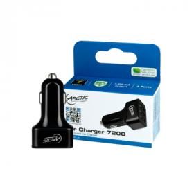 Carregador Arctic Isqueiro 3 Usb 7200Ma
