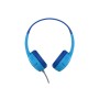 Belkin SoundForm Mini - Auscultadores supra-aurais com microfonoe - no ouvido - com cabo - macaco de 3,5 mm - azul