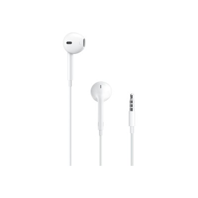 Apple EarPods - Auscultadores intra-aurais com microfonoe - botão de orelha - com cabo - macaco de 3,5 mm